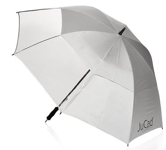 JuCad Windproof & Window Umbrella with Pin 68" Silver UV Protection