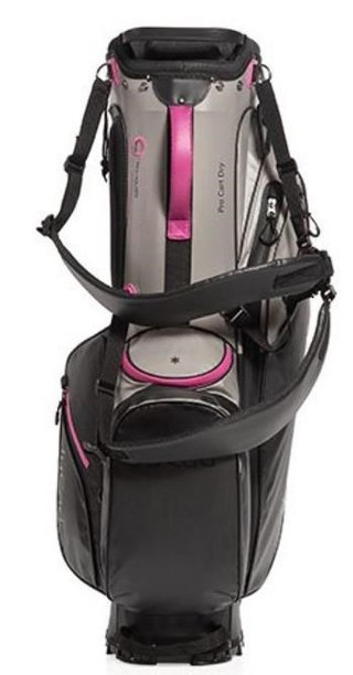 JuCad Bag 3in1 Pro Dry cart bag, black/grey/pink
