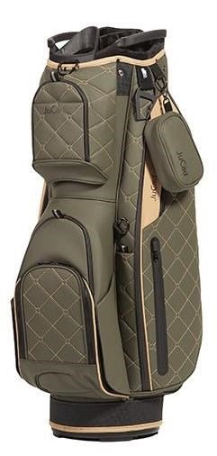 JuCad First Class cart bag, dark green/beige
