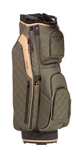 JuCad First Class cart bag, dark green/beige