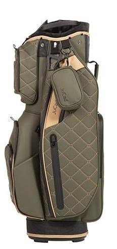 JuCad First Class cart bag, dark green/beige