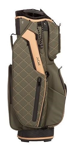 JuCad First Class cart bag, dark green/beige
