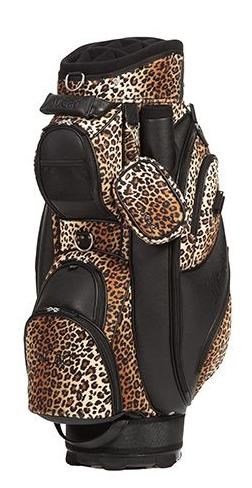 JuCad Style cart bag, black/leopard