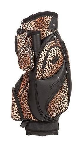 JuCad Style cart bag, black/leopard