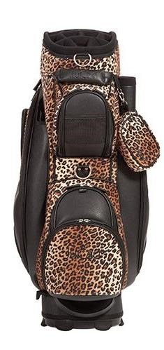 JuCad Style cart bag, black/leopard