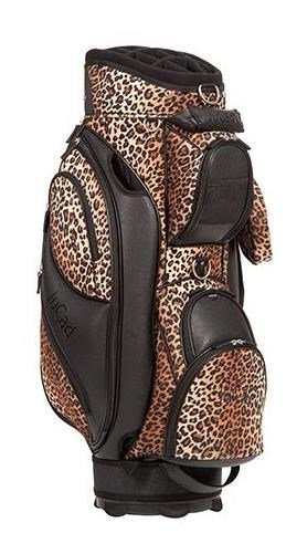 JuCad Style cart bag, black/leopard