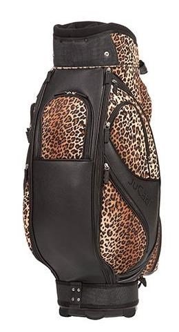 JuCad Style cart bag, black/leopard