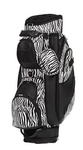JuCad Style cart bag, black/zebra
