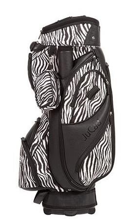 JuCad Style cart bag, black/zebra
