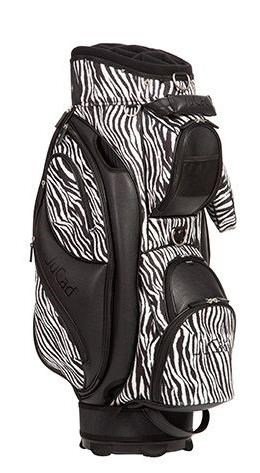 JuCad Style cart bag, black/zebra