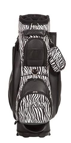 JuCad Style cart bag, black/zebra