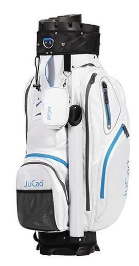 JuCad Manager Waterstop cart bag, white/blue/grey