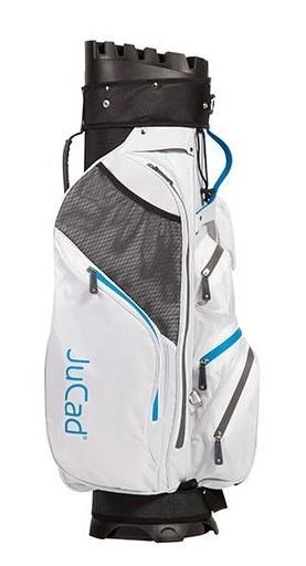 JuCad Manager Waterstop cart bag, white/blue/grey