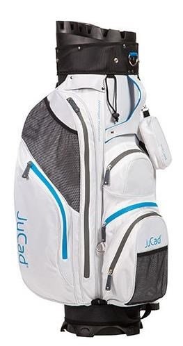 JuCad Manager Waterstop cart bag, white/blue/grey