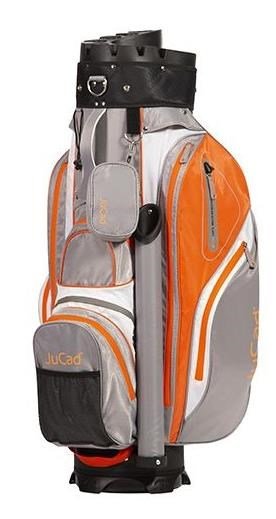 JuCad Manager Waterstop cart bag, light grey/white/orange