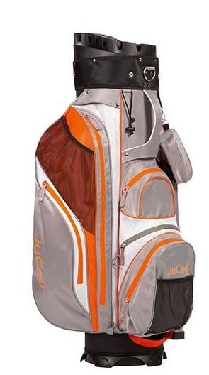 JuCad Manager Waterstop cart bag, light grey/white/orange