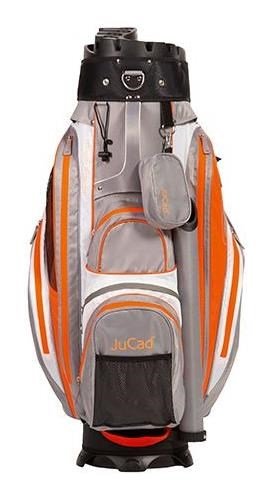 JuCad Manager Waterstop cart bag, light grey/white/orange