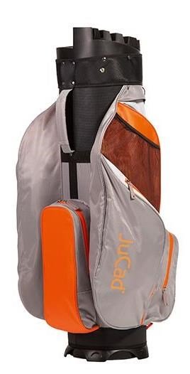 JuCad Manager Waterstop cart bag, light grey/white/orange