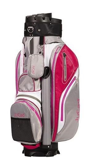 JuCad Manager Waterstop cart bag, light grey/white/pink