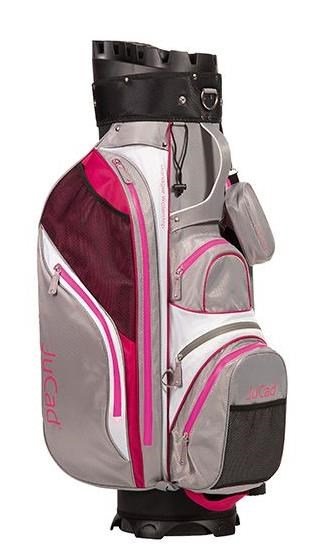 JuCad Manager Waterstop cart bag, light grey/white/pink