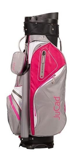 JuCad Manager Waterstop cart bag, light grey/white/pink