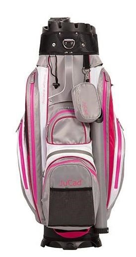JuCad Manager Waterstop cart bag, light grey/white/pink