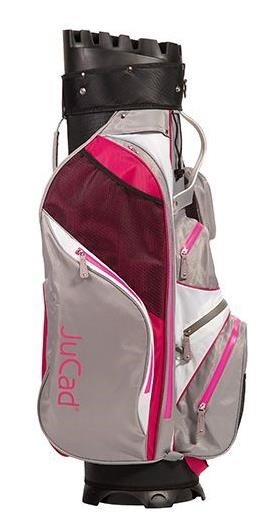 JuCad Manager Waterstop cart bag, light grey/white/pink