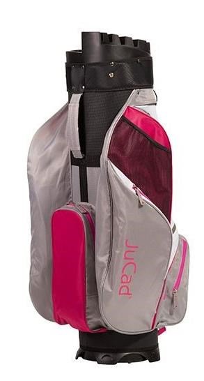 JuCad Manager Waterstop cart bag, light grey/white/pink