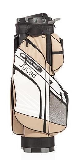 JuCad Quiet Line cart bag, khaki/white