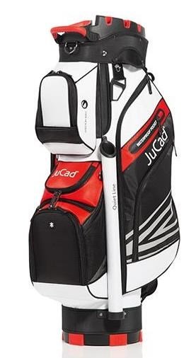 JuCad Quiet Line cart bag, black/white/red