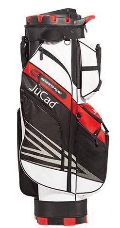 JuCad Quiet Line cart bag, black/white/red