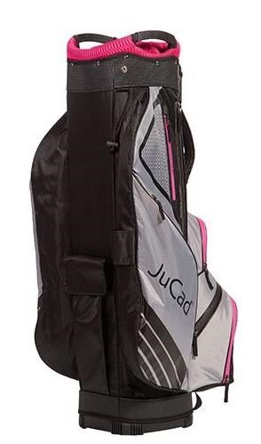 JuCad Sportline cart bag, black/grey/pink