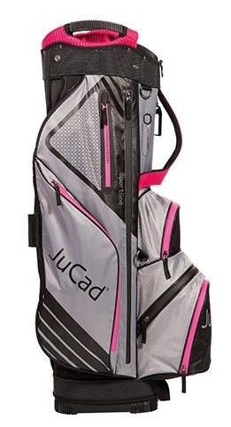JuCad Sportline cart bag, black/grey/pink