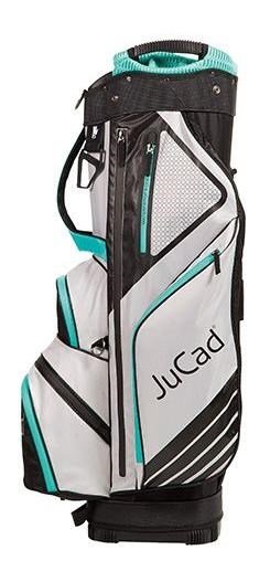 JuCad Sportline cart bag, black/grey/turquoise
