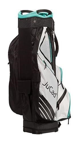 JuCad Sportline cart bag, black/grey/turquoise