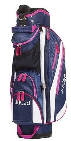 JuCad Junior cart bag, dark blue/white/pink