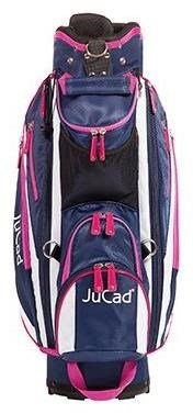JuCad Junior cart bag, dark blue/white/pink