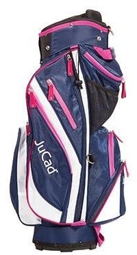 JuCad Junior cart bag, dark blue/white/pink