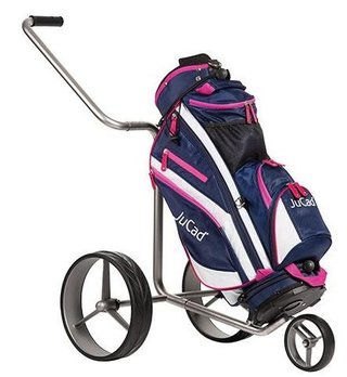 JuCad Junior cart bag, dark blue/white/pink