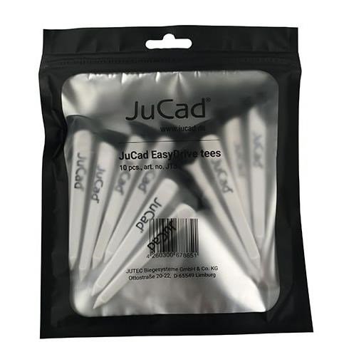 JuCad EasyDrive Tees 80mm (3.15"), 10 pcs