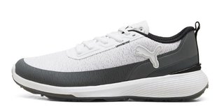 Puma Golf Puma Gruve Sport mens golf shoes, white/ash gray