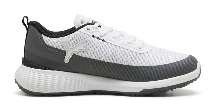 Puma Golf Puma Gruve Sport mens golf shoes, white/ash gray