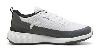 Puma Golf Puma Gruve Sport mens golf shoes, white/ash gray