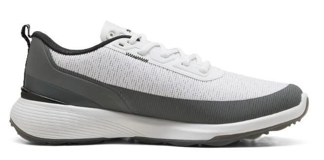 Puma Golf Puma Gruve Sport mens golf shoes, white/ash gray