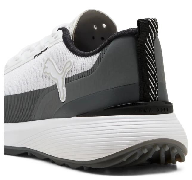 Puma Golf Puma Gruve Sport mens golf shoes, white/ash gray