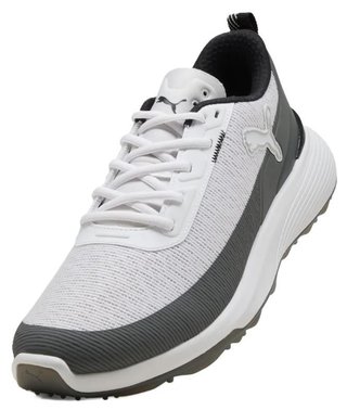 Puma Golf Puma Gruve Sport mens golf shoes, white/ash gray
