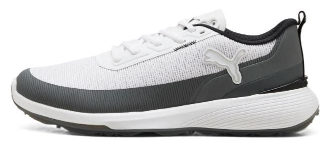 Puma Golf Puma Gruve Sport mens golf shoes, white/ash gray