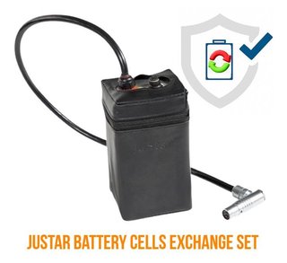 JuStar Powerpack replace kit system no control-unit self-mount, incl. small battery cells case and cover