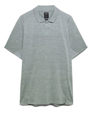Oakley C1 Gradient men's polo, gradient faded green/white