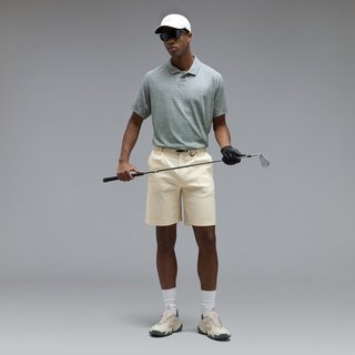 Oakley C1 Gradient men's polo, gradient faded green/white